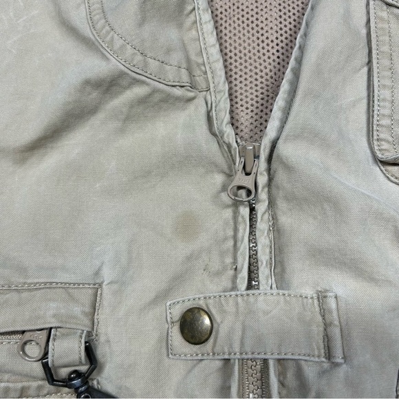 Woolrich Vest Mens Medium Mesh Lined Multi Pocket Outdoors Hunting Fishing Camp - Picture 7 of 9